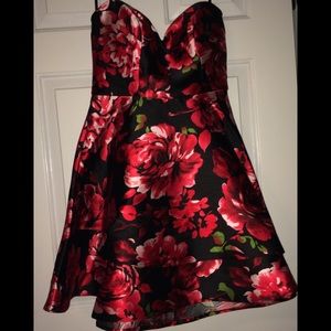 macy’s juniors strapless dress
